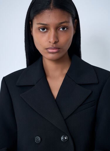 GANNI Cropped Blazer Black gan0263014
