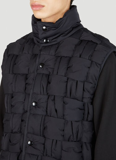 Bottega Veneta Intrecciato Sleeveless Jacket Black bov0151031