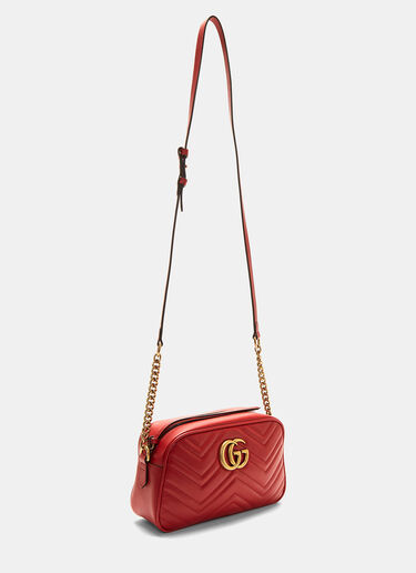 Gucci GG Marmont Matelassé Small Shoulder Bag Red guc0229077