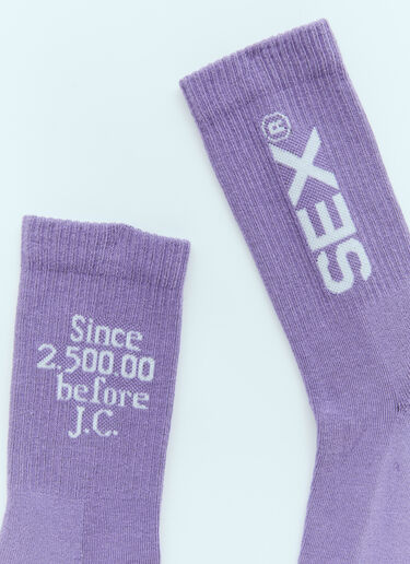 Carne Bollente Sex 袜子 紫色 cbn0354014