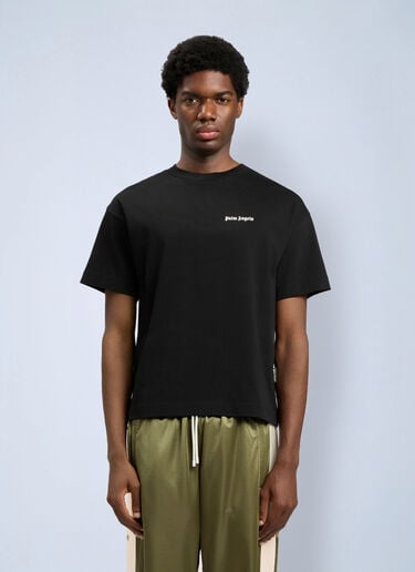 LN-CC® - Palm Angels: Classic Logo T-Shirt Tripack - Black Palm Angels Classic Logo T-Shirt Tripack Black pma0164112