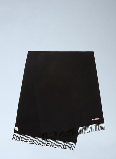 Acne Studios 로고 스카프 블랙 acn0346017