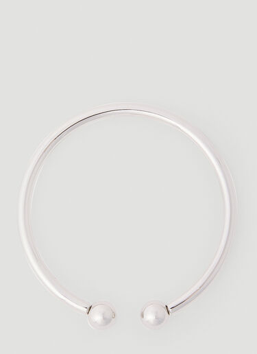 MM6 Maison Margiela Choker Necklace Silver mmm0350002