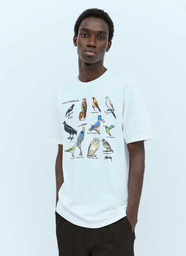 Stüssy California Birds T-Shirt White sts0152073