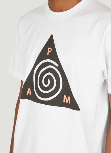 P.A.M. 스파이럴 T-셔츠 화이트 pam0149001