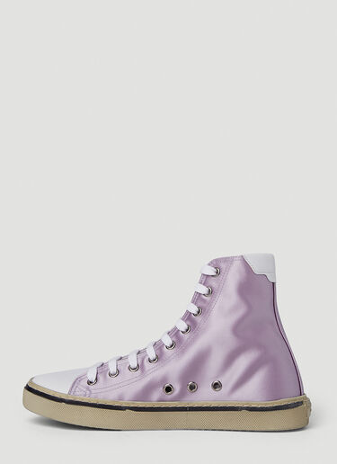 Saint Laurent 말리부 새틴 스니커즈 라일락 sla0250071