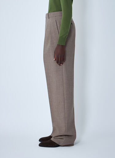 Wide-Leg Tailored Panrs Saint Laurent Wide-Leg Tailored Panrs Beige sla0162029