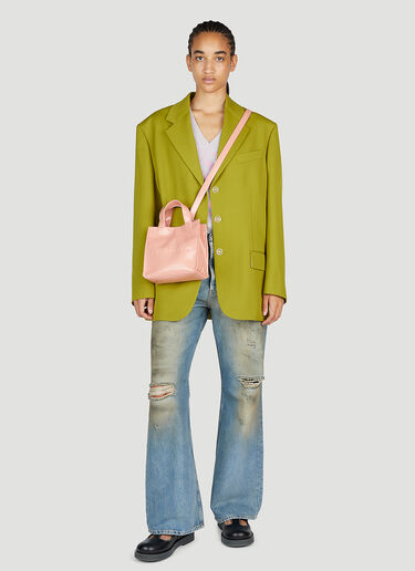Acne Studios Oversized Single Breasted Blazer Green acn0253037