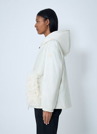 Eco Nylon Coat Moncler Eco Nylon Coat White mon0262017