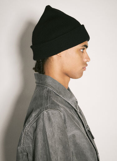 Wool Knit Beanie Hat Our Legacy Wool Knit Beanie Hat Black our0358010