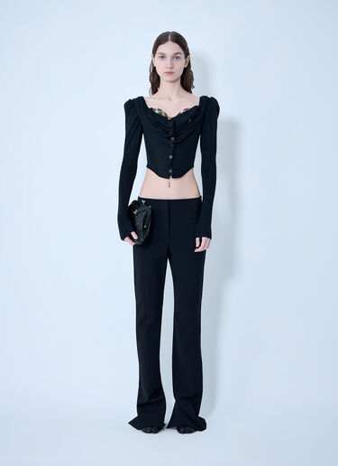 Vivienne Westwood Bea Corset Cardigan Black vvw0263012