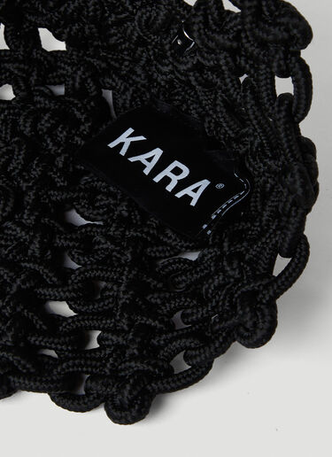KARA Knot Beanie Hat Black kar0250004