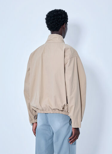 LN-CC® - Miu Miu: Gabardine Jacket - Beige Miu Miu Gabardine Jacket Beige miu0166012