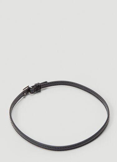 Gucci Leather Choker Necklace Black guc0240061