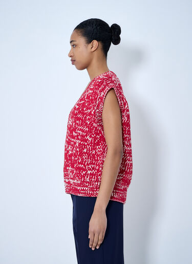 Dries Van Noten Sleeveless Knit Top Red dvn0264016