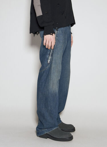 MM6 Maison Margiela Straight Leg Jeans Blue mmm0155009