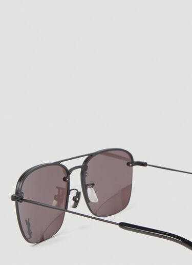 Saint Laurent 309 Rimless Sunglasses Black sla0151115