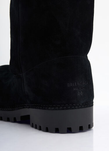 Balenciaga Alaska Faux-Fur High Boots Black bal0157035