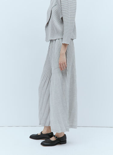 Issey Miyake 리넨 라이크 플리츠 팬츠 그레이 ism0253006