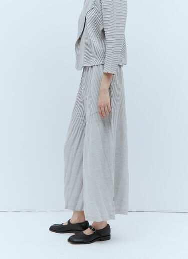 Issey Miyake Linen Like Pleats Pants Grey ism0253006