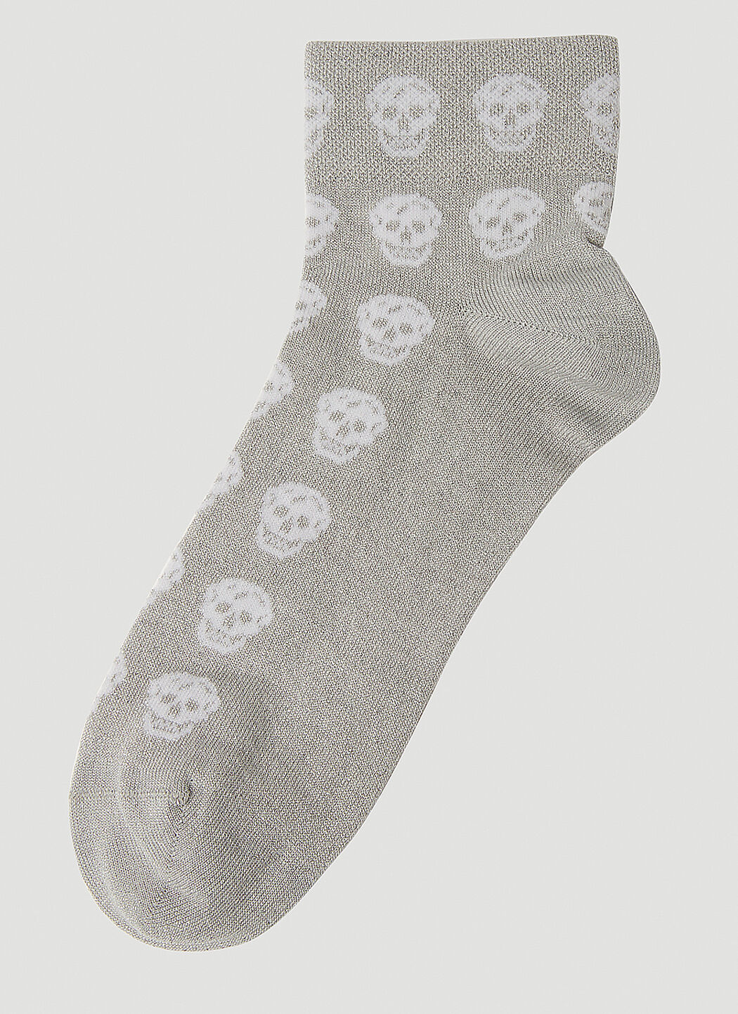 Alexander McQueen Short Skull Socks Red amq0252036