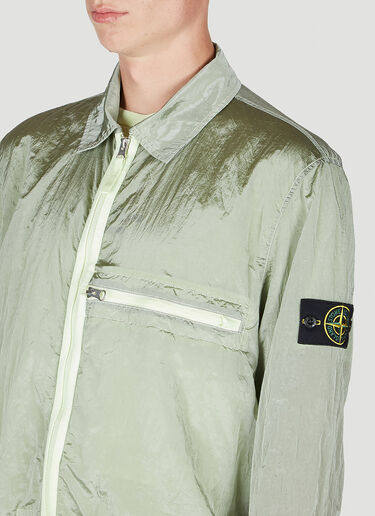 Stone Island Compass Patch Overshirt Green sto0152027