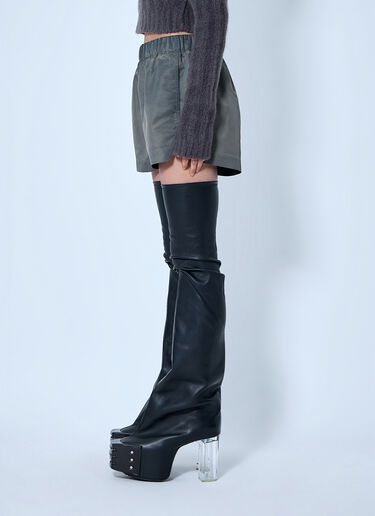 Rick Owens Elasticated Waist Shorts Grey ric0266004