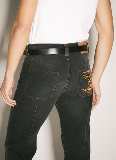 Vivienne Westwood Orb Buckle Leather Belt Black vvw0157017