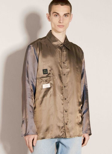 Martine Rose Lining Shirt Brown mtr0156004