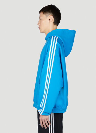Balenciaga x adidas Logo Hooded Sweatshirt Blue axb0151022