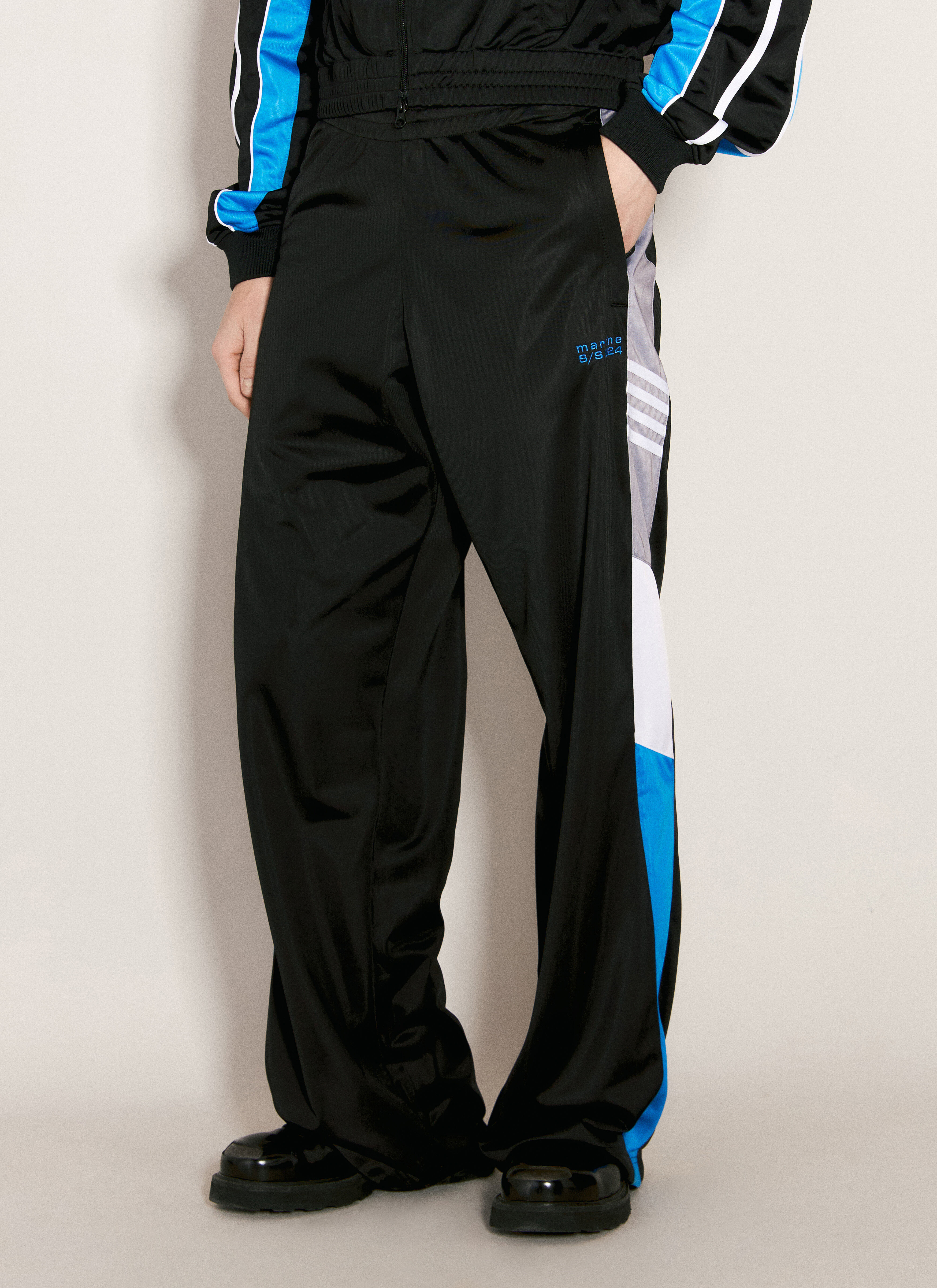 Martine Rose Men s Wide Leg Track Pants in Blue LN CC