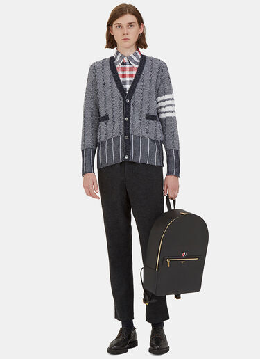 Thom Browne Checked Flannel Shirt Red thb0125027