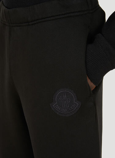 2 Moncler 1952 徽标图案运动裤 黑色 mge0148015