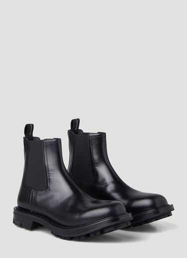 Alexander McQueen Tread Chelsea Boots Black amq0146039