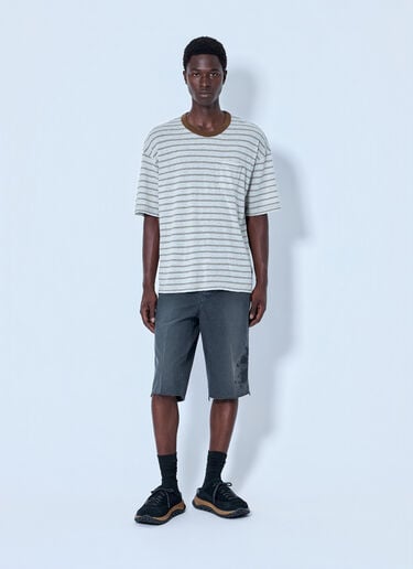Visvim Mondo Border Stripe T-Shirt Grey vis0164006