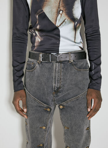 Y Leather Belt Y/PROJECT Y Leather Belt Black ypr0153024