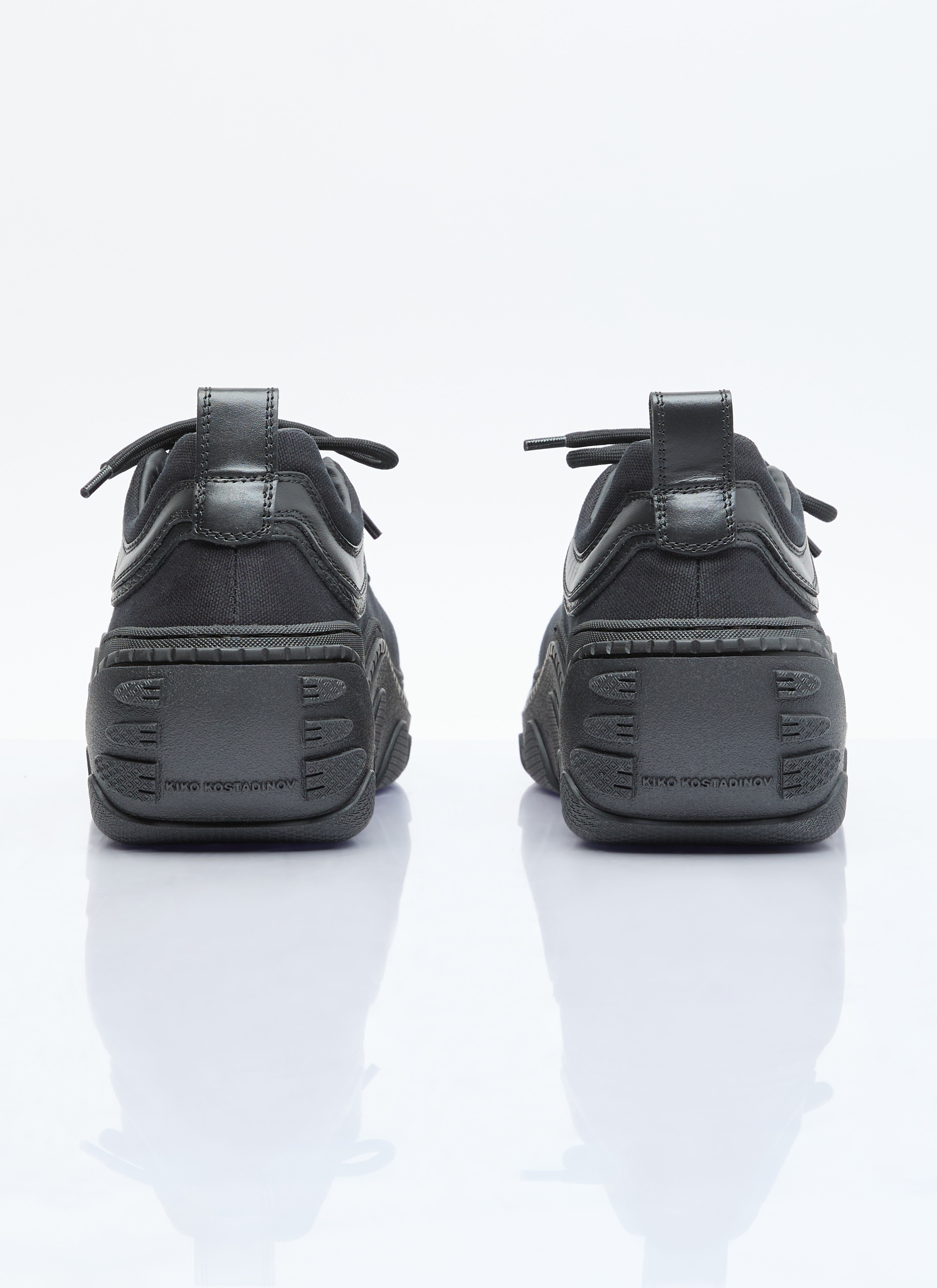 Kiko Kostadinov Men's' Tonkin Canvas Sneakers in Black | LN-CC®