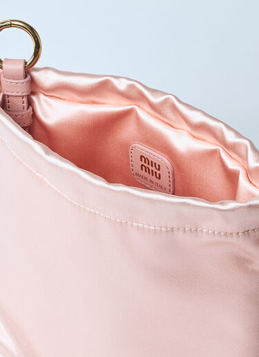 Miu Miu Satin Pouch Pink miu0259044