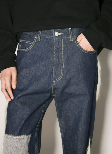 Marni 모헤어 패널 진 블루 mni0158004