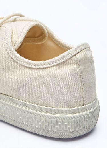 캔버스 로우탑 스니커즈 Acne Studios 캔버스 로우탑 스니커즈 베이지 acn0257008