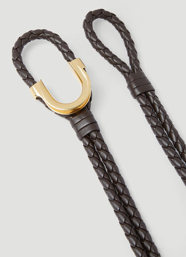 Bottega Veneta Intrecciato Belt Brown bov0253059