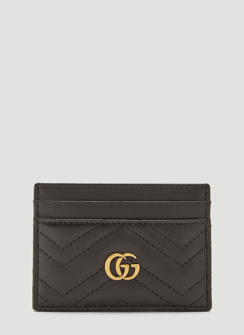 Gucci GG Marmont Card Holder Brown guc0241151