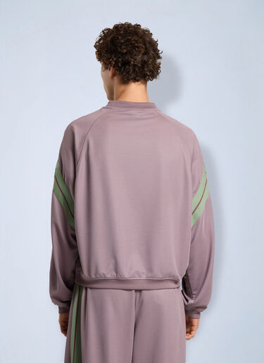 LN-CC® - Palm Angels: Urban Logo Track Crewneck - Purple Palm Angels Urban Logo Track Crewneck Purple pma0166283