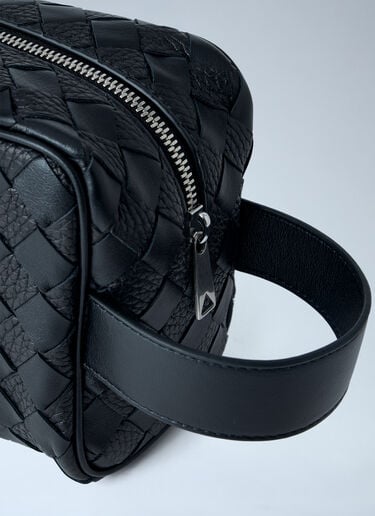 Bottega Veneta Intrecciato Travel Pouch Black bov0163007