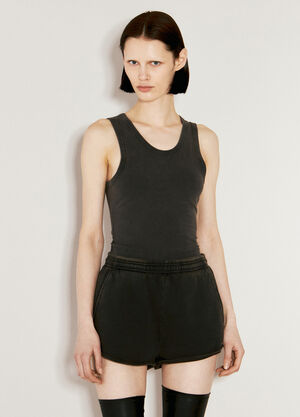 Entire Studios Cropped Tank Top Black ent0255016