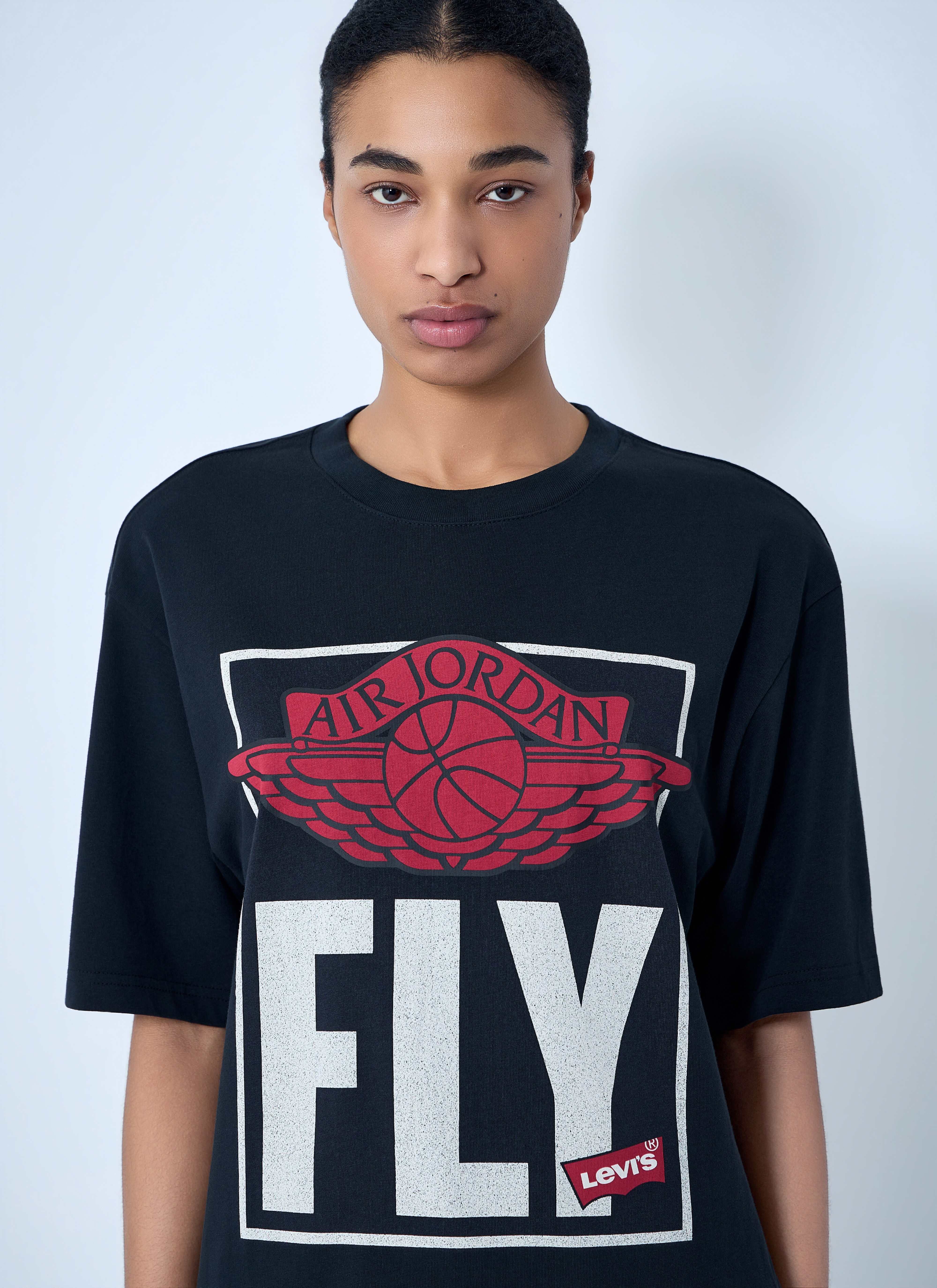 Levi's x Jordan Women's' Short Sleeve T-Shirt in Black | LN-CC®