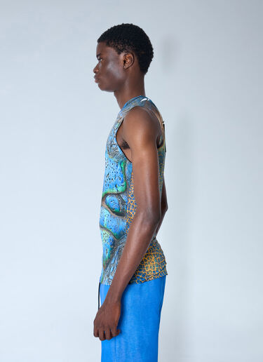 Re-Create Creature Tank Top Nike by Yaku Re-Create Creature Tank Top Blue nik0165019