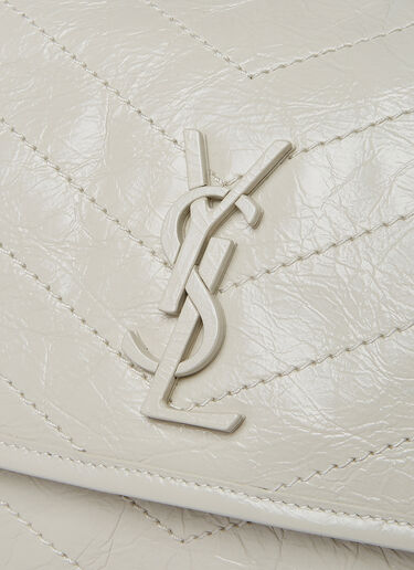 Saint Laurent 니키 미디엄 숄더 백 화이트 sla0249175