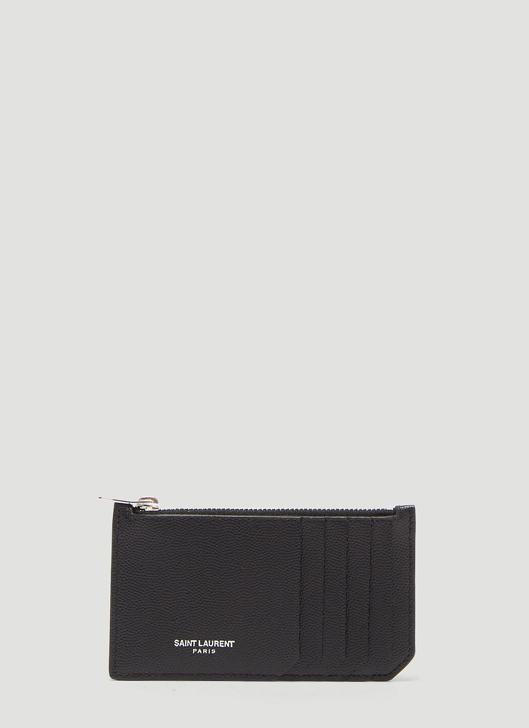 Saint Laurent Fragments Zip Wallet Black sla0136039