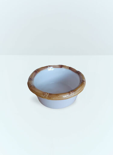 Set Of Two Bamboo Starter Bowls Les-Ottomans Set Of Two Bamboo Starter Bowls White wps0691393
